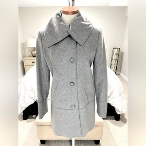 Kenzie Wool Blend Dress Coat